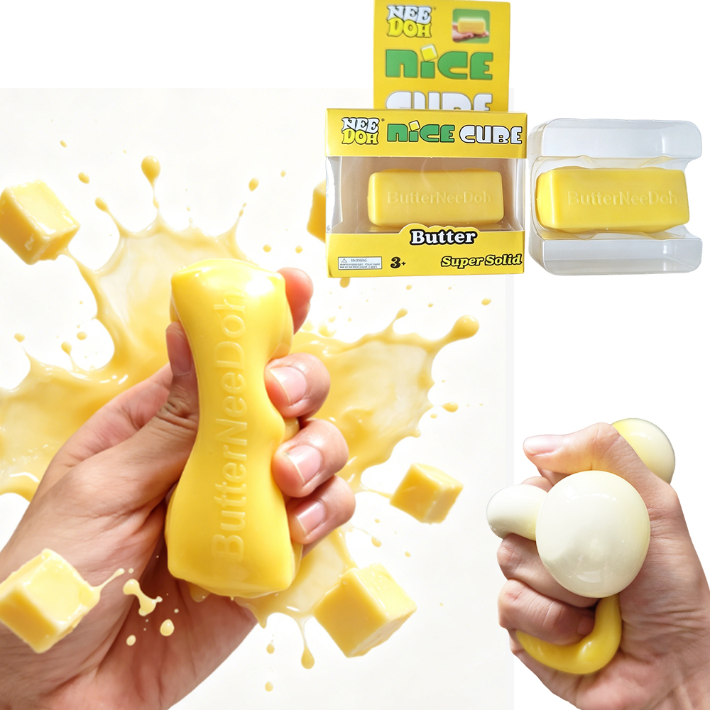 Party Games For Adults And Kids - ของเล่นบีบเนย NeeDoh สุดฮิตปี 2026 ของเล่นบีบสโลว์รีบาวด์ นุ่มนิ่ม
