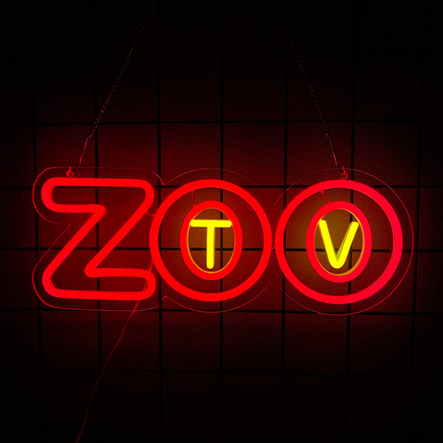 ป้ายไฟนีออน Zoo TV, ไฟ LED ตกแ - Zoo Party Games บทวิจารณ์และราคา