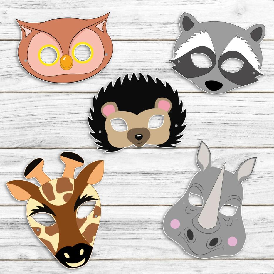 20 ชิ้น หน้ากากกระดาษรูปสัตว์ป - Zoo Party Games บทวิจารณ์และราคา